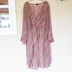 Torrid Size 5 Pink Cheetah Lingerie